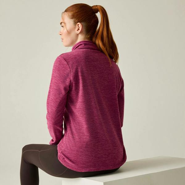 Regatta Womens Sweetheart Quarter Zip Fleece Top - Violet