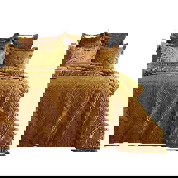 Paoletti Palmeria Contemporary Oxford Pillowcase - Gold