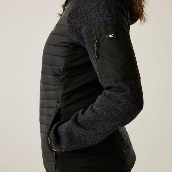 Regatta Womens Anderson Hybrid Jacket - Black