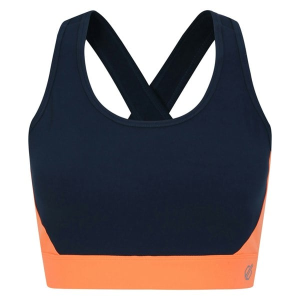 Dare 2B Womens/Ladies Swift II Sports Bra - Moonlight Denim/Orange