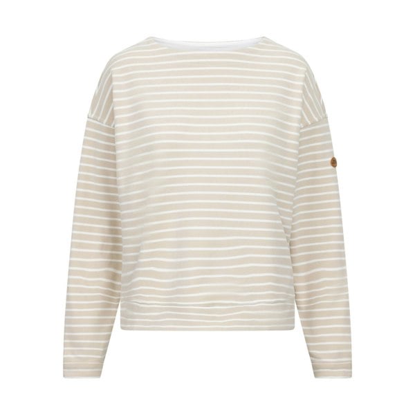 Trespass Womens/Ladies Soothing Striped Marl Top - Soft Stone
