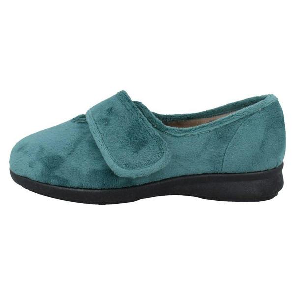 DB Shoes Ladies DB Shoes Casual Velour Slippers Fountain