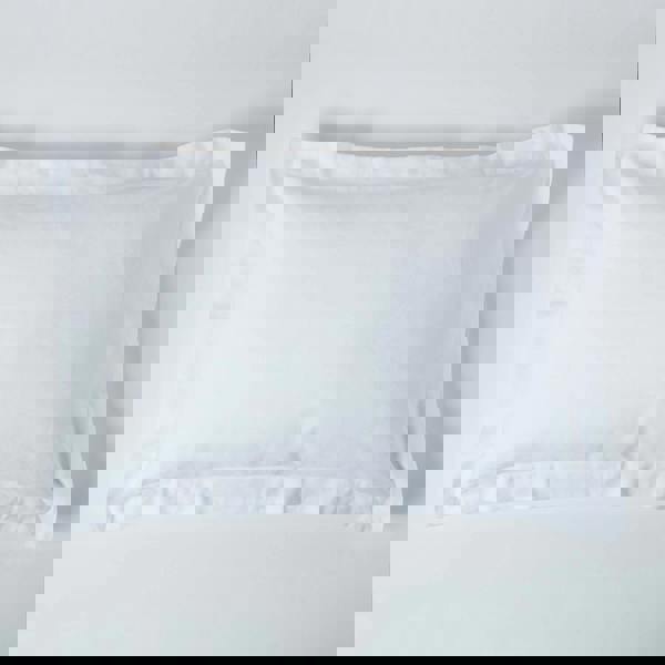 HOMESCAPES French Flax Linen Oxford Pillowcase, Standard Size