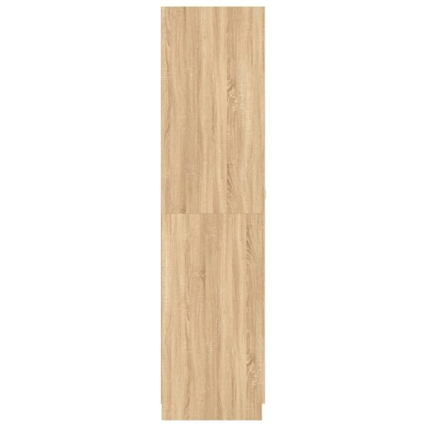 Berkfield Wardrobe Sonoma Oak 90x52x200 cm Engineered Wood