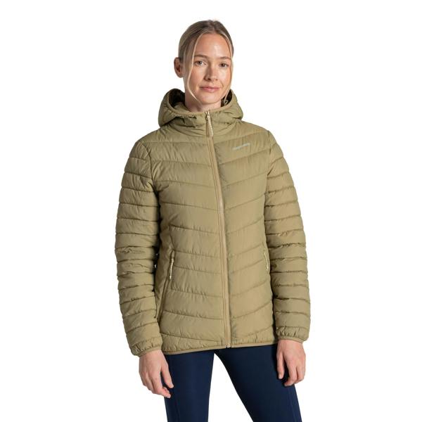 Craghoppers Womens/Ladies Compresslite IX Insulated Hooded Jacket - Cardamon - 