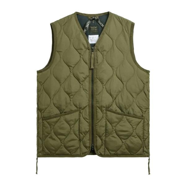 TAION Military V Neck Ripstop Down Vest