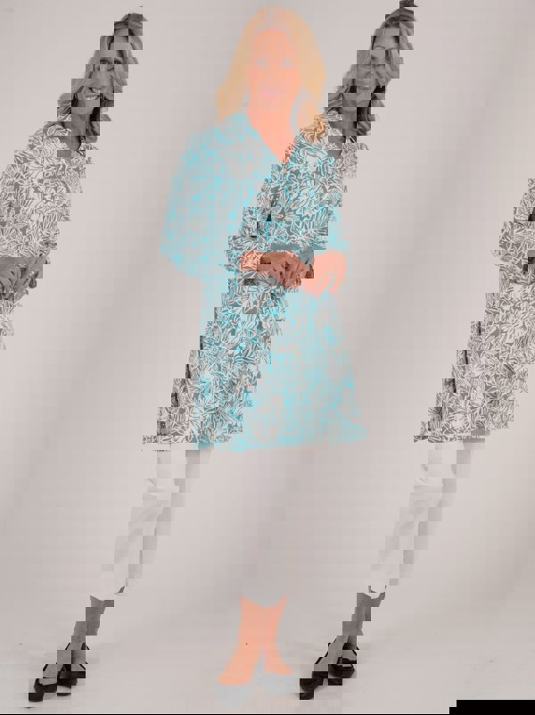 TIGI-Wear Tropical Palm Print Tunic