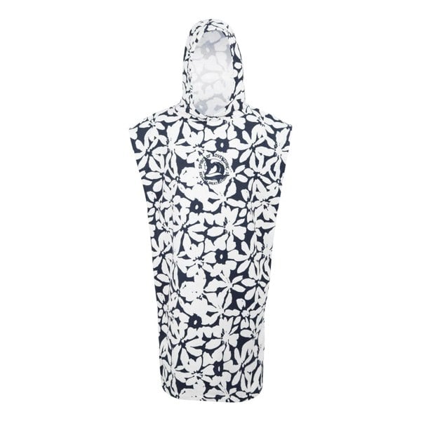 Regatta Unisex Adult Large Floral Hooded Towel - Navy/White