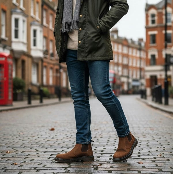 Rieker 31650-23 Mens Chelsea Boots - Brown