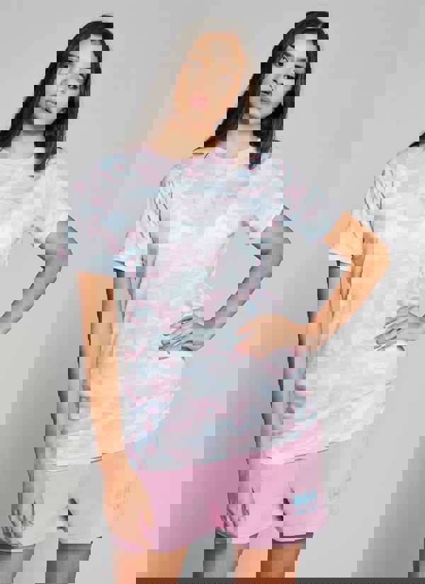 Beat Girlz Club Candy T-Shirt - Miami Pink Camo