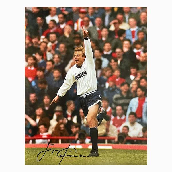Unbranded Jürgen Klinsmann signed Tottenham photo — Premium framing