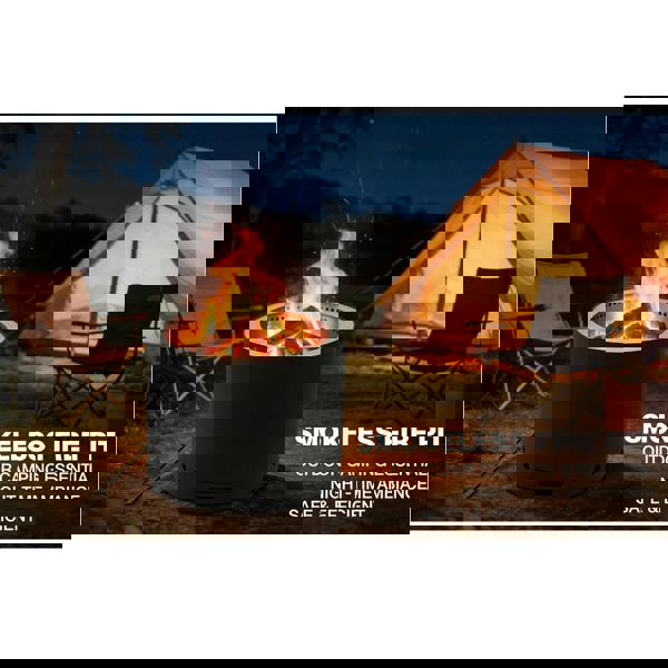 Gr8 Garden Smokeless 20″ Stainless Steel Fire Pit