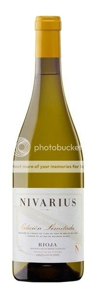 Nivarius Limitada Rioja wine bottle on a white background