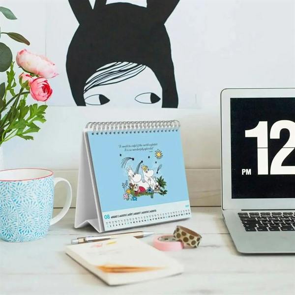 Moomins Moomin Easel Desk Calendar 2027, Desk Calendars, Month To View, History & Literature, Gift