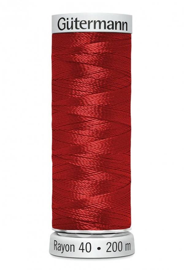 Gutermann No 40 Sulky Rayon Embroidery Thread 200m Rayon Thread Suitable For Embroidery