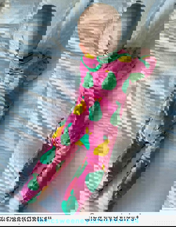 Organic Pear Print Babygrow - Toby Tiger UK Retail