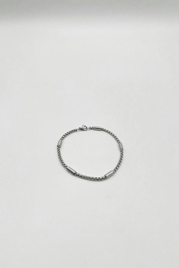 SVNX Bead Bracelet in Silver
