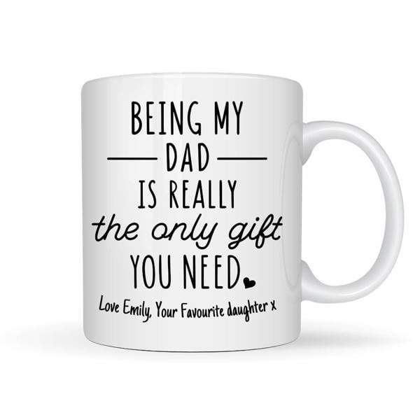 Personalised Being My Dad Mug Gift | Father's Day Gift