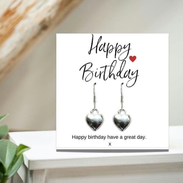 Aye Do Gifts Happy Birthday Earrings with Gift Card