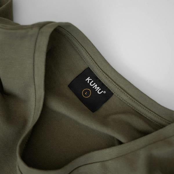 Kumu Heavyweight Pocket Tee Ash Brown