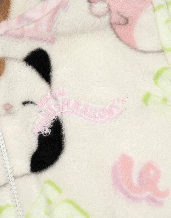 Vanilla Underground Squishmallows Girls White Character Faces Onesie