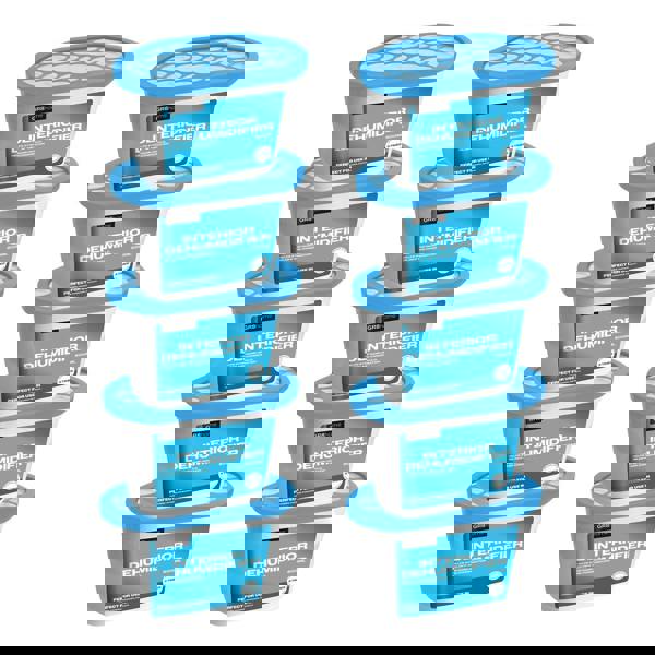 Gr8 Home 10 x 500ml Dehumidifier Interior Damp Trap Mould Moisture Mildew Remover Home