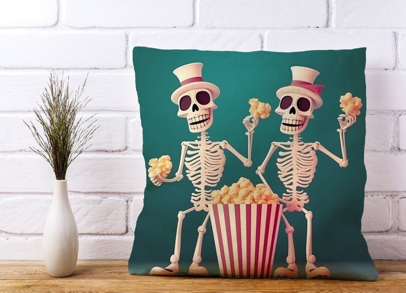 Warren Reed Skeletons With Popcorn Cushions