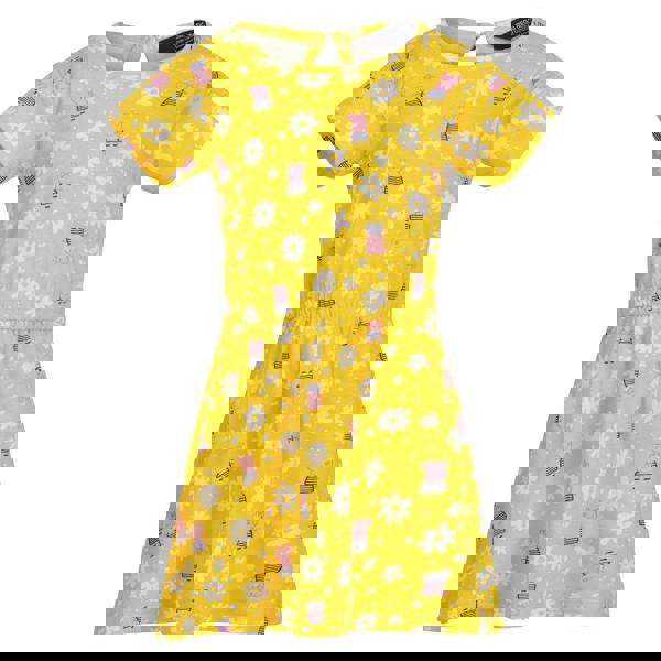 Regatta Baby Girls Peppa Pig Flower Casual Dress - Maize Yellow