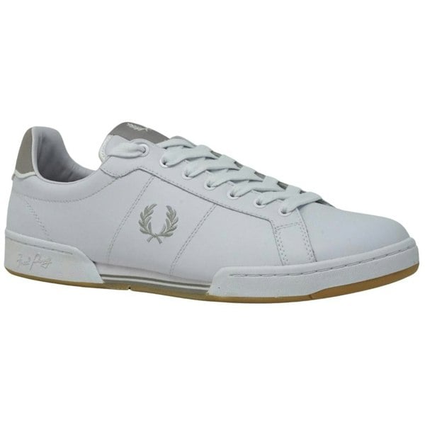 Fred Perry B6202 200 B722 White Leather Trainers