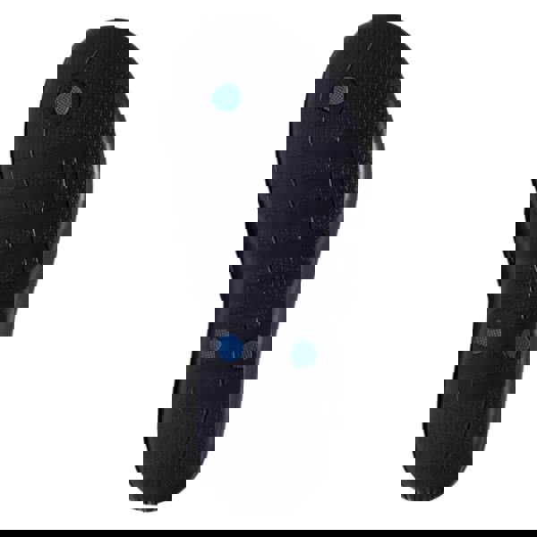 Fit Flop Mens Ergonomic Flip Flops - Blue - 