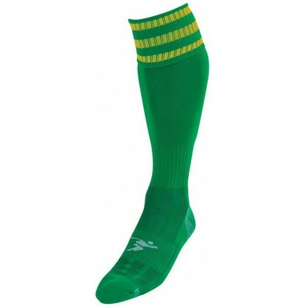 Precision Unisex Adult Pro Football Socks - Green/Gold