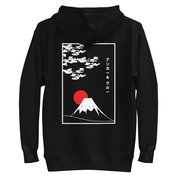 ANCHOR & CREW Mount Fuji Landmark Cotton Blend Hoodie