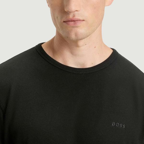 Boss Tempesto Long Sleeve Waffle T-Shirt