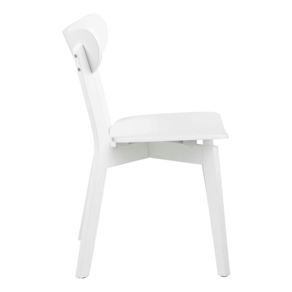 Wyld Haus Set of 2 Saffron White Wooden Dining Chairs