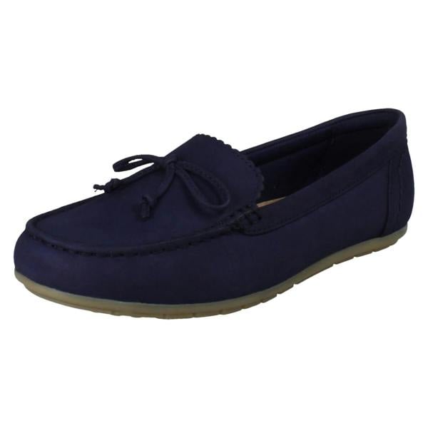 Clarks Ladies Clarks Slip On Moccasins Elliotte Sail