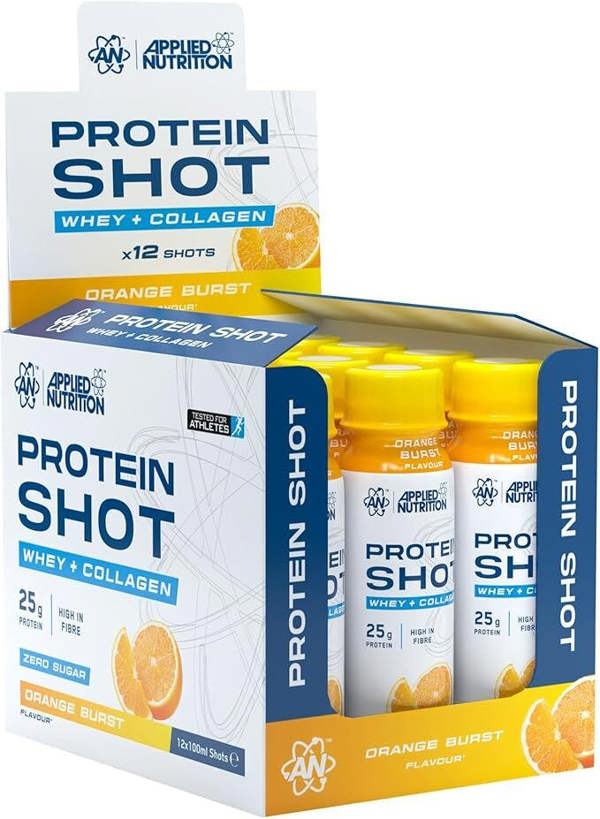 Applied Nutrition Protein Shot, Orange Burst - 12 x 100 ml.
