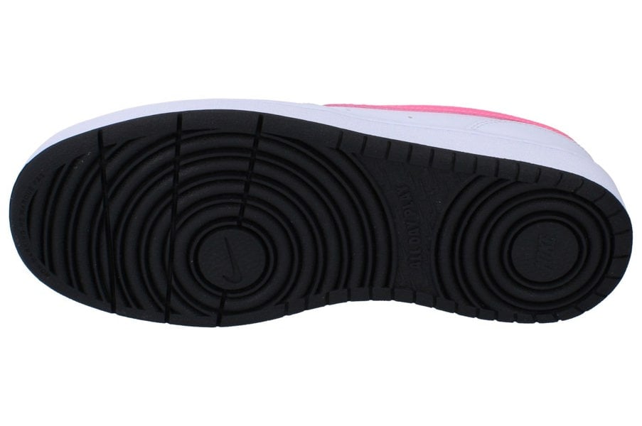 Nike Court Borough Low 2 GS Trainers Bq5448  108 - White Sunset Pulse Light Zitron 108 - Photo 4