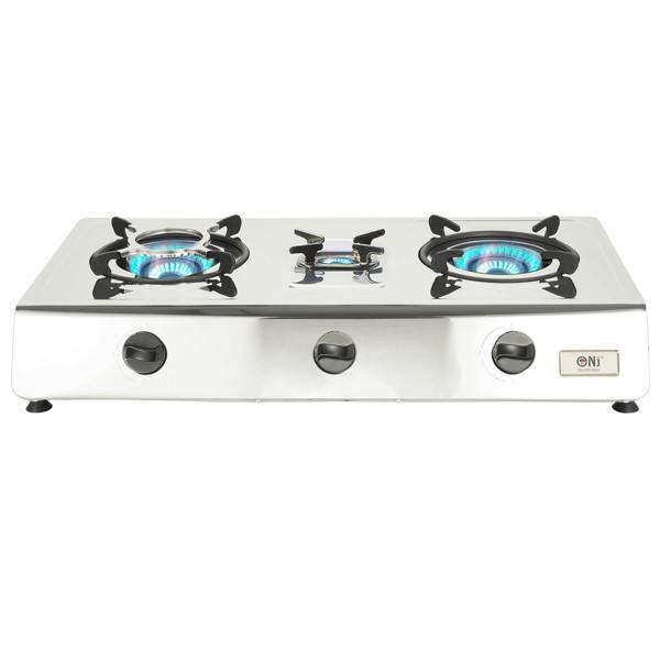 NJ-300SD Three-burner gas stove with blue flame