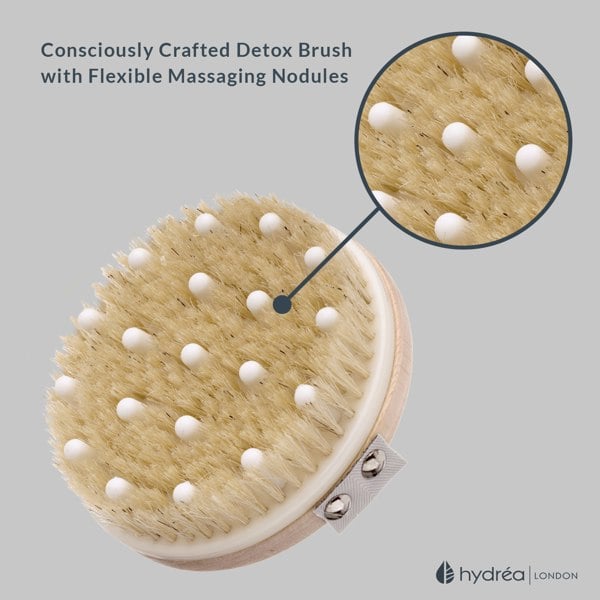 Hydréa London Detox Body Brush Natural Bristle