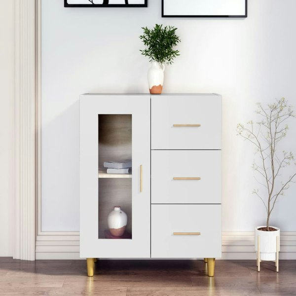 Berkfield Sideboard White 69,5x34x90 cm Engineered Wood