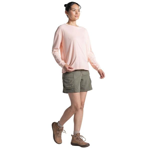 Craghoppers Womens/Ladies Nosilife Long-Sleeved T-Shirt - Sherbert Dip - 