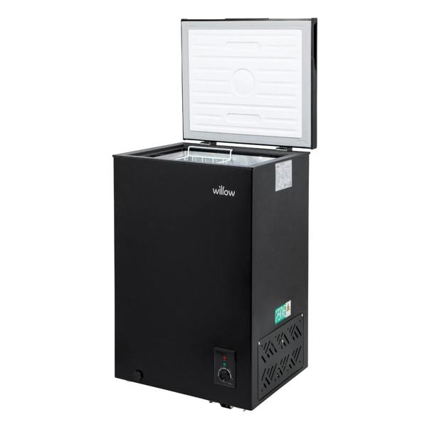 Willow 99L Chest Freezer W99CFB - Black