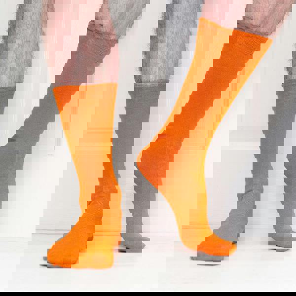 Jemsox Plain Comfort Welt Organic Cotton Mens Socks | Soft Flat Knit & All-Day Comfort