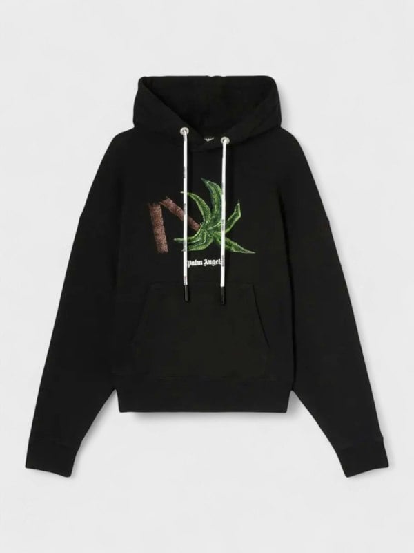 Palm Angels Broken Palm Black Hoody