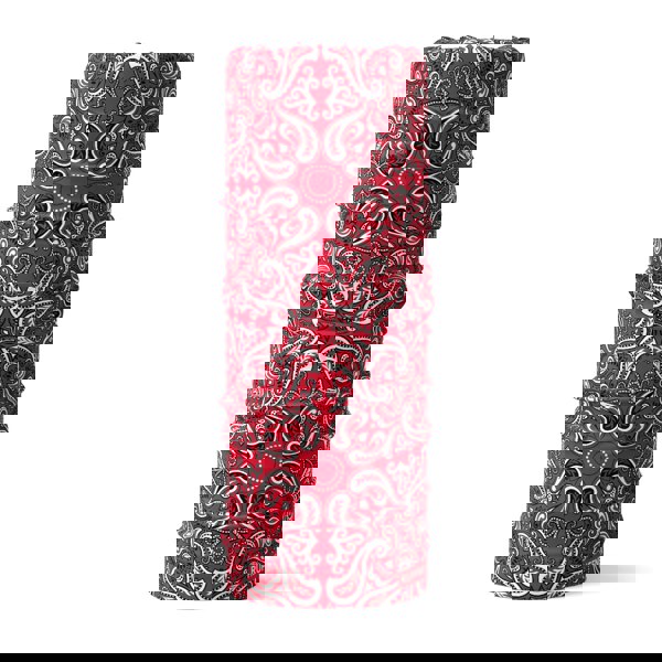 RUFFNEK Red Paisley Snood Tube Scarf