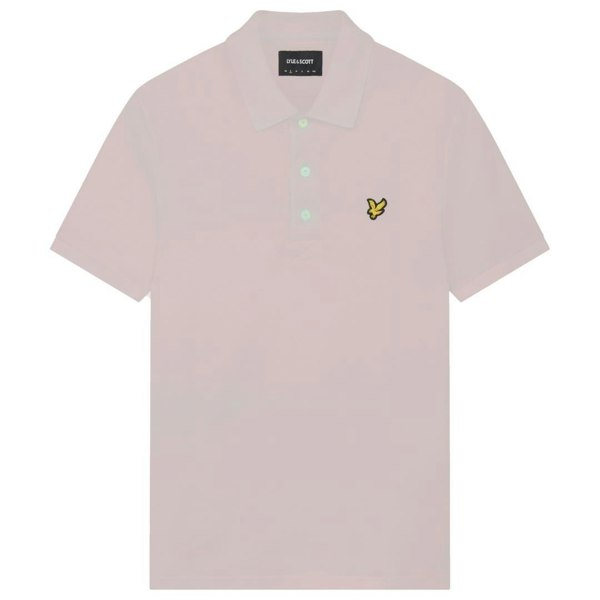 Lyle & Scott Branded Chest Logo Mauve Dusk Polo Shirt