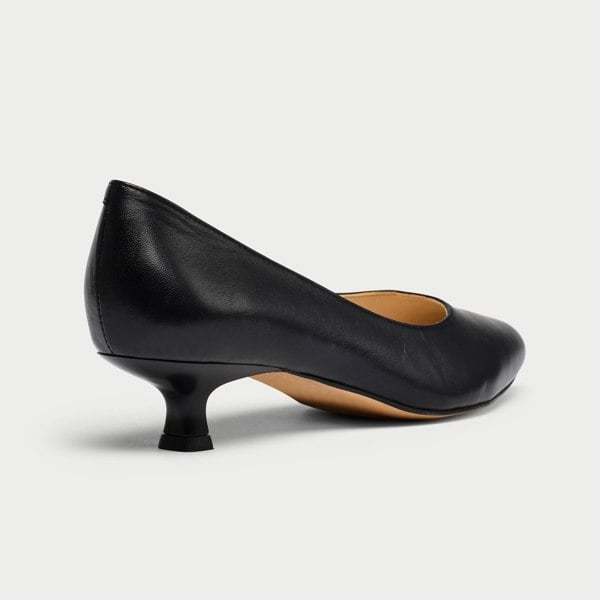 Calla Claudia Shoes - Black Leather