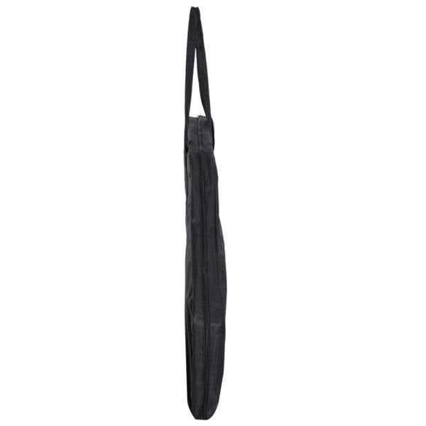 Black tall carrying bag for poker table top with hanging straps