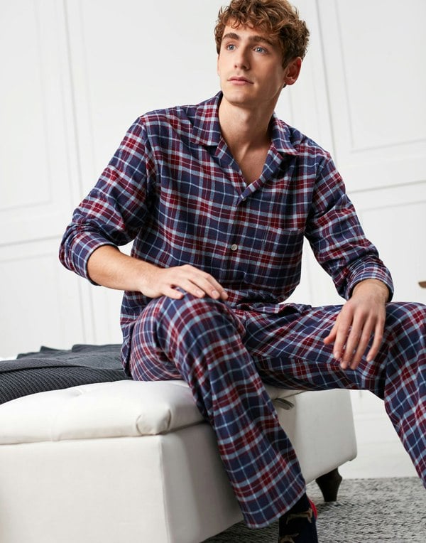 British Boxers Men's Brushed Cotton Pyjama Set – Arran Tartan