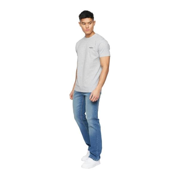 Crosshatch Mens Winsbury Bootcut Jeans - Stone Wash - 